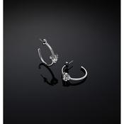 chiara ferragni first love earrings siver tone