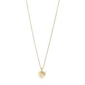 chiara ferragni bold heart stone gold tone pendant