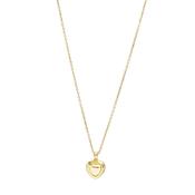 chiara ferragni bold heartgold tone pendant