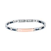 maserati jewels ceramic stainless steel bracelet rg ceramic blue 18+3.5cm image