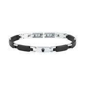 maserati jewels ceramic bracelet stainless steel black 19+3cm