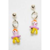 kidko earrings drop yellow dolly