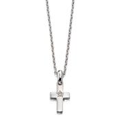 grace  diamond cross pendant and chain