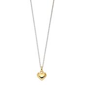 ella  gold plated heart necklace