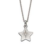 lyra  childs diamond star pendant &amp; chain image