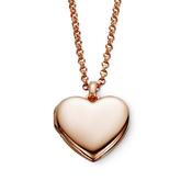 chrysos - rose gold plated heart locket image