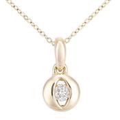pendants 9ky 375 0.601 weight 1 diamonds 0.08 diamond weight image