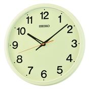 seiko quartz wall cream step second hand clock image