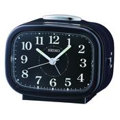 seiko quartz black bedside alarm clock image
