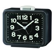 seiko quartz black bedside alarm clock
