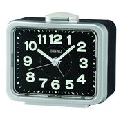 seiko quartz silver bedside alarm clock