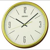 seiko quartz wooden wall clock image