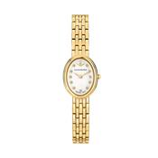 lucien rochat pr�cieux 20mm 2h silver diamond dial gold plated bracelet