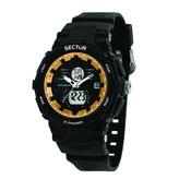 sector expander ex-09 50mm digital black dial black strap
