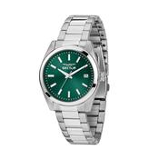 sector no limits 240 37mm 3h green dial stainless steel bracelet watch image
