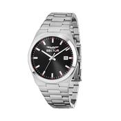 sector no limits c300 40mm 3h black dial stainless steel bracelet watch image