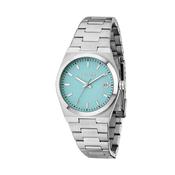 sector no limits c300 34mm 3h tiffany blue dial stainless steel bracelet watch image