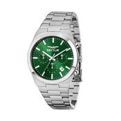 sector no limits c300 42mm chro green dial stainless steel bracelet watch image