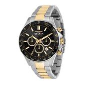 sector chronogrpah quartz gents two tone black dial bracelet watch image