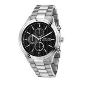 sector  670 45mm chronograph black dial bracelet  watch image