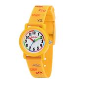 kikou cartoon 28mm 3h white dial orange strap image