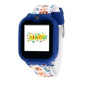 kikou kids game watch smart blue/white silicon strap image