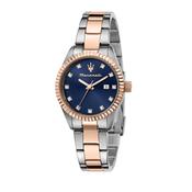 maserati competizione 31mm 3h blue dial br rg+ss image