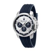 maserati succeso 42mm chr sil+blu dial blu st