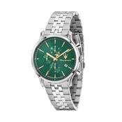 maserati epoca slim 40mm chronograph green dial stainless steel bracelet