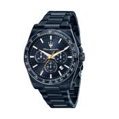 maserati velocita 45mm chrono blue dial blue bracelet