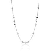 sterling silver 20" bead chain necklace