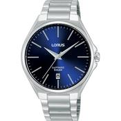 lorus quartz gents stainless steel blue dial bracelet watch