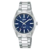 lorus solar ladies stainless steel blue dial bracelet watch