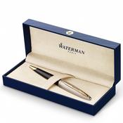 waterman - car�ne- ballpoint pen  black with gold trim image