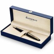 waterman - car�ne ballpoint pen black with gold trim image