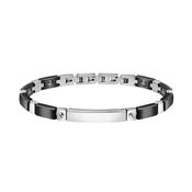 sector ceramic bracelet black ceramic &amp; screw 22cm image