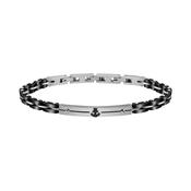 sector ceramic bracelet black ceramic &amp; anchor 22cm image