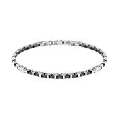 sector jewels ceramic bracelet with black ceramic 19.5+2.5cm image