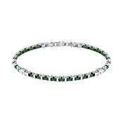 sector jewels ceramic bracelet with green ceramic 19.5+2.5cm image