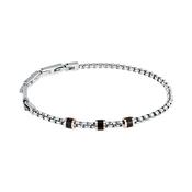 sector jewels premium bracelet with recycled s.steel and black aluminium 21cm image