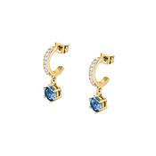 morellato 18k gold plated colori earrings 1 pc cz stone image