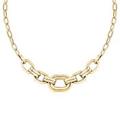 morellato 18k gold plated vintage bold necklace stainless steel gold plated chain 40+5cm