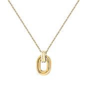morellato 18k gold plated vintage bold necklace stainless steel gold plated 40+5cm