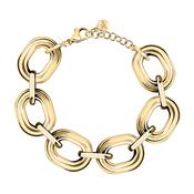 morellato 18k gold plated vintage bold bracelet stainless steel gold plated 17+3cm