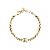 morellato 18k gold plated vintage bold bracelet stainless steel gold plated crystal 16+3cm