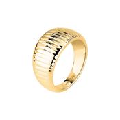 morellato 18k gold plated onda ring ss yg sz12 image