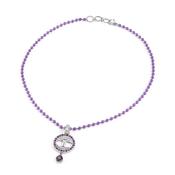 just  neon violet pendant