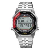 seiko red digital alarm chronograph image