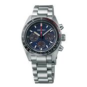 seiko prospex speedtimer solar blue dial chronograph watch image