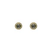 ted baker soletia: solitaire sparkle crystal stud earrings gold tone black dianond crystal image